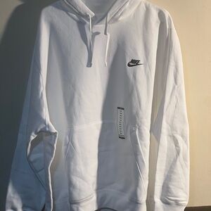 Nike Men's Classic White Hoodie NEW W TAG SIZE XXL
